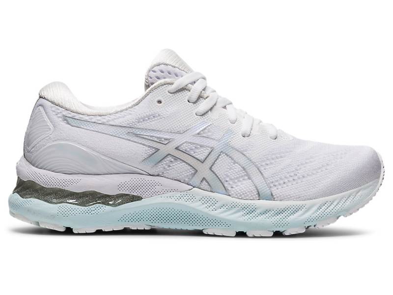 Sapatilhas Running Asics GEL-NIMBUS 23 Mulher Branco, 8512A027.584